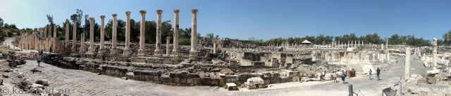 Northern end of Bet She'an